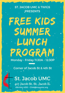 Free Summer Lunch Flyer